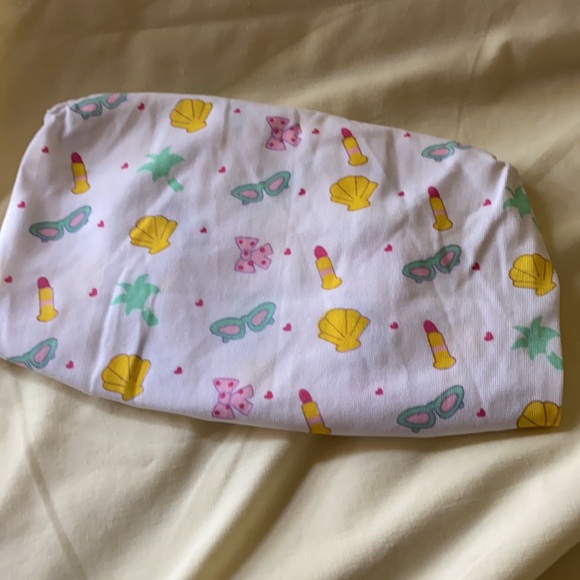 18-24M Infant/Toddler Swimsuit, Vintage, Wh/PkTeal - Picture 6 of 7